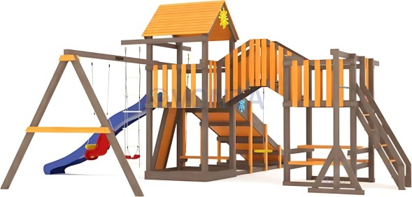 Всесезонная площадка IgraGrad С Мостик 1 SF1