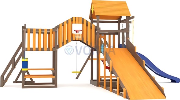 Всесезонная площадка IgraGrad С Мостик 1 SF1