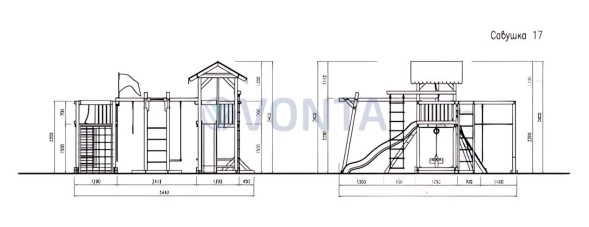 Детская площадка Савушка 4 Сезона 8