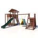 Детская деревянная игровая площадка для улицы дачи CustWood Active 2
