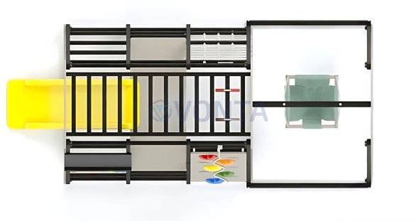 Детский комплекс Савушка Непоседа 8 nero