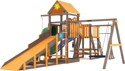 Всесезонная площадка IgraGrad С Мостик 1 с трубой SF2