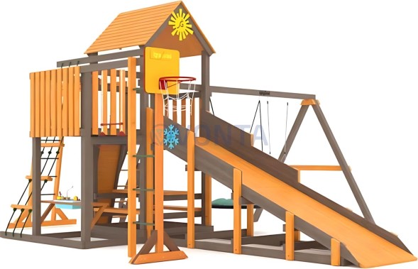 Всесезонная площадка IgraGrad С с балконом мод.2 SF