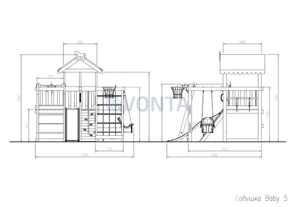 Игровой комплекс Савушка Baby club 5