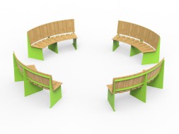 Скамейка «Хамелеон», 120.10