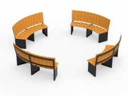 Скамейка «Хамелеон», 120.10