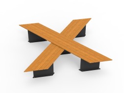 Скамейка Х-образная, 123.20.01