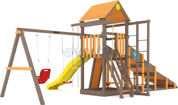 Всесезонная площадка IgraGrad С Fort с сеткой SF1