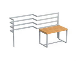 Скамейка с местом для коляски, 120.02.01