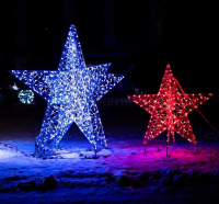 Световые объемные декорации и 3D фигуры