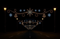 Светодиодные растяжки и перетяжки для дороги