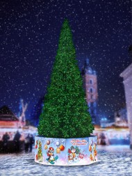 Комплект ограждений для каркасной ели, Детская тема