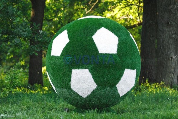 Топиари мяч футбольный — газон Eco