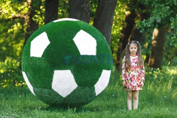 Топиари мяч футбольный — газон Eco