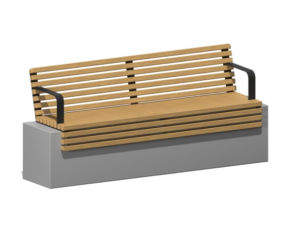 Скамья – настил “Аксиос 1800” со спинкой, ПМ-145.4