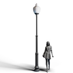 Фонарь уличный Лотос 1