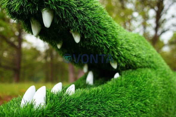 Топиари крокодил Нельсон — газон Eco + Green Eco