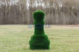 Топиари шахматы королева — газон Deluxe