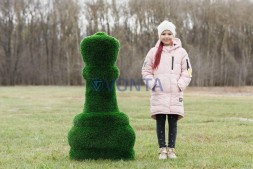 Топиари шахматы королева — газон Deluxe