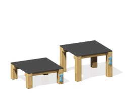 Подиум для собак (2 высоты) комплект, ПВС-31