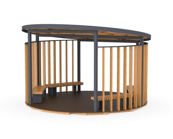 Беседка со скамейками «Кольцо», 751.05