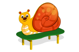 Лавочка детская двойная «Улитка», МФ-05.12Х