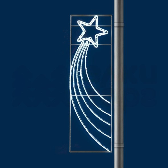 Светодиодная консоль Малая комета 55*180 см., 220В, (KPN-020-L003)