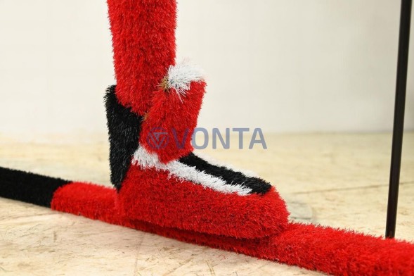 Топиари лыжник, h=200 см — газон Есо