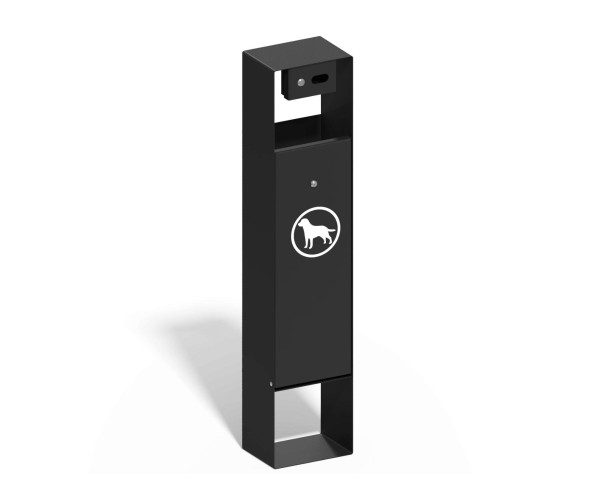 Урна “Доги” для собак с диспенсером для пакетов, ПВС-15.1