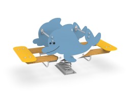 Качалка на пружине «Дельфин» двойная, 443.01 исп.4