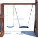 Детская деревянная игровая площадка для улицы дачи CustWood Scout SC9