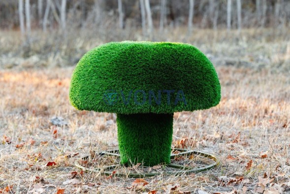 Топиари композиция грибы сыроежки, набор №2 — газон Deluxe