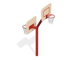 Баскетбольная стойка комбинированная, СО-05К