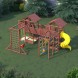 Детская деревянная игровая площадка для улицы дачи CustWood Active 14