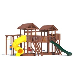 Детская деревянная игровая площадка для улицы дачи CustWood Active 14