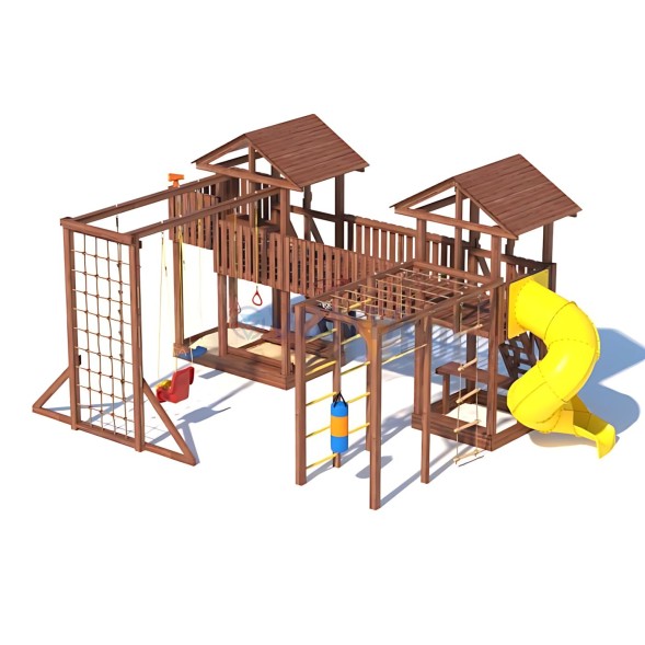 Детская деревянная игровая площадка для улицы дачи CustWood Active 14