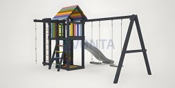 Детская площадка Савушка 6 (Black Edition)