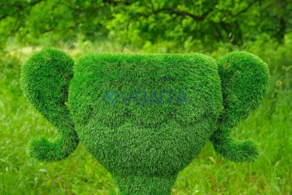 Топиари вазон Клео — газон Premium