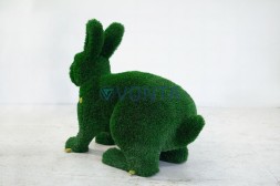Топиари заяц Лада, h=90см — газон Deluxe Green