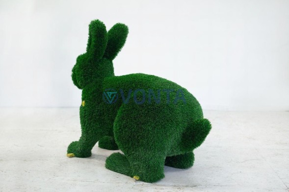 Топиари заяц Лада, h=90см — газон Deluxe Green