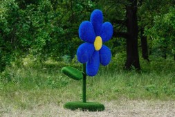 Топиари композиция цветы — газон Eco + Deluxe