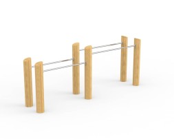 Брусья Двухуровневые «Wood»