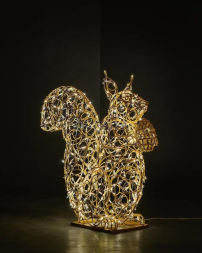 Светодиодная фигура Белка с орешком 90 см., (SR192)