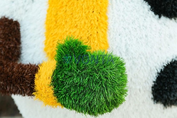 Топиари снеговик Сид, h=160 см — газон Eco