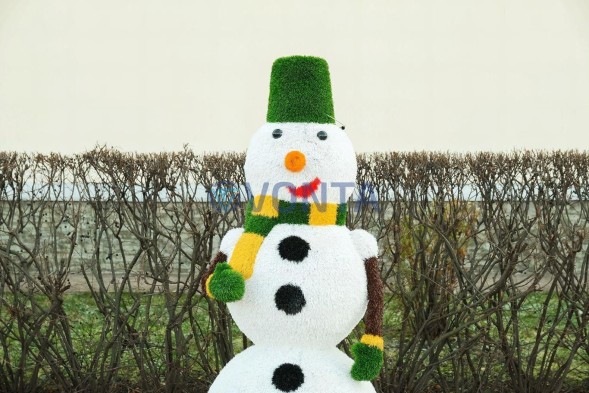 Топиари снеговик Сид, h=160 см — газон Eco