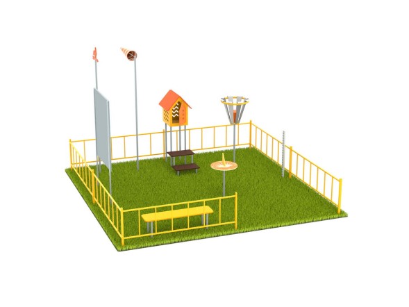 Метеоплощадка с ограждением «Лайт», 337.00.01