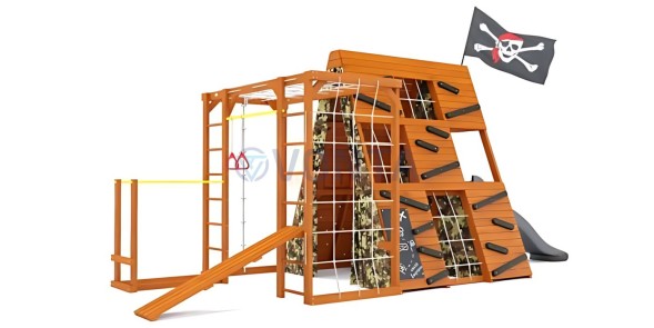 Спортивный домик Савушка База-6 (Милитари)