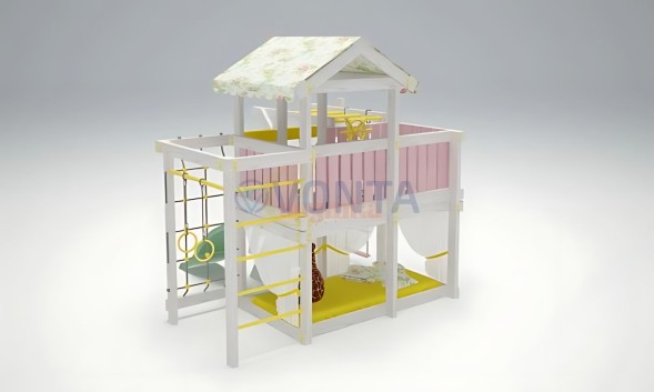 Игровой комплекс Савушка Baby 4 розовый