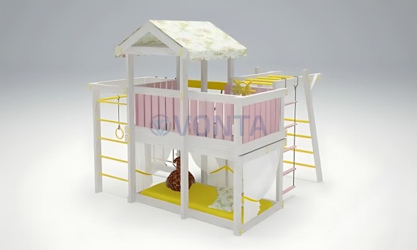 Игровой комплекс Савушка Baby 4 розовый