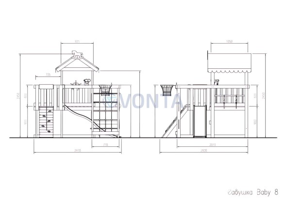 Детская площадка Савушка Baby play 8 (Priority)